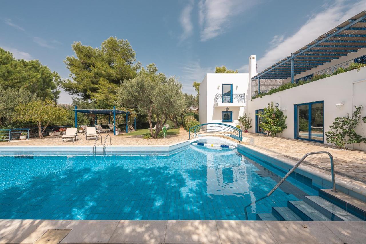 Summer Villa Pasiphae Private Pool - Bbq -Beach 2Min Sounion Exterior foto