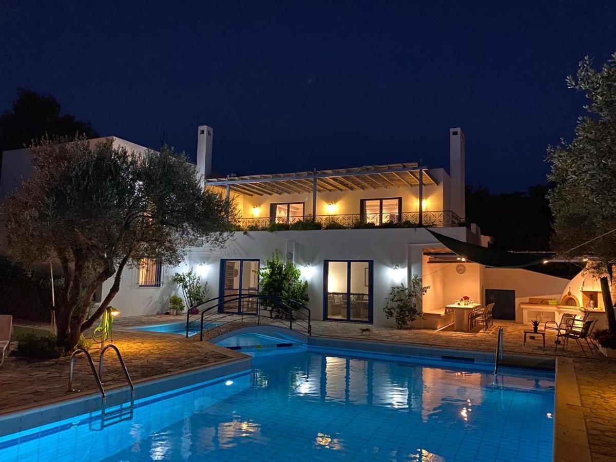 Summer Villa Pasiphae Private Pool - Bbq -Beach 2Min Sounion Exterior foto